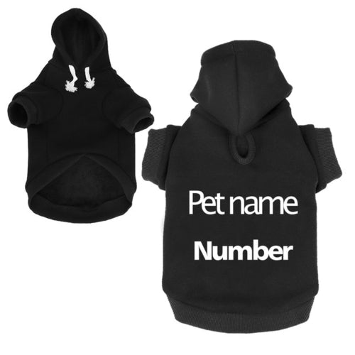 XS 6XL Personalized Dog Pet Clothes Winter French Bulldog