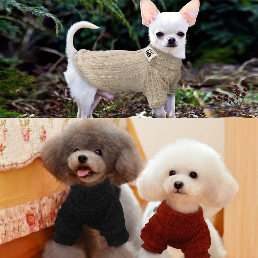 Dog Sweater Winter Dogs Sportswear Cat Clothes