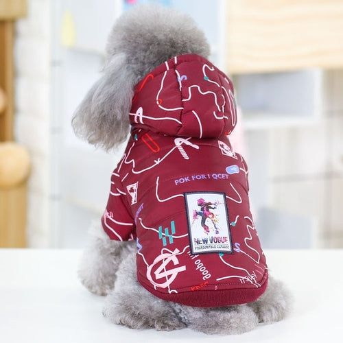 Pet Dog Winter Coat Small Dog Clothes Warm Dog