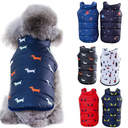 Pet Dog Winter Coat Small Dog Clothes Warm Dog