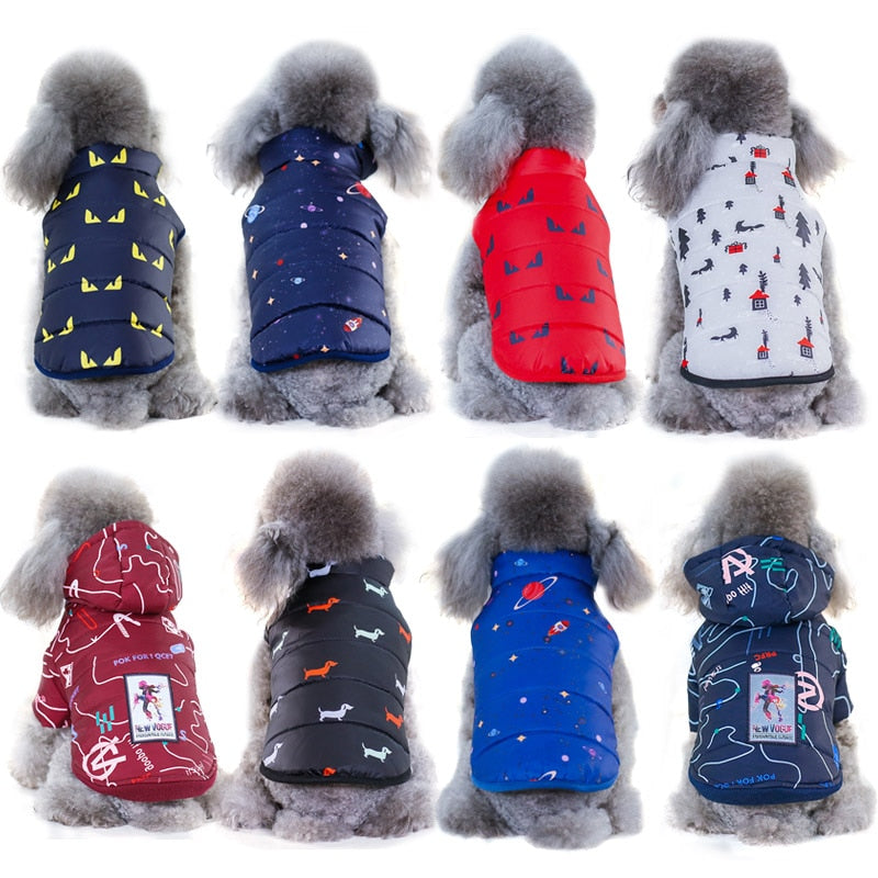 Pet Dog Winter Coat Small Dog Clothes Warm Dog