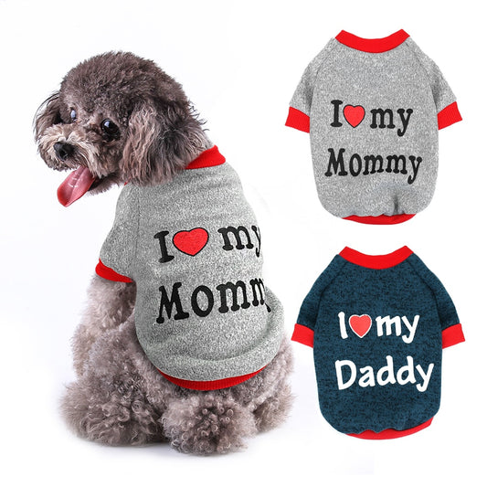 Small Dog Clothes Cute Puppy Cat Clothing Cotton T